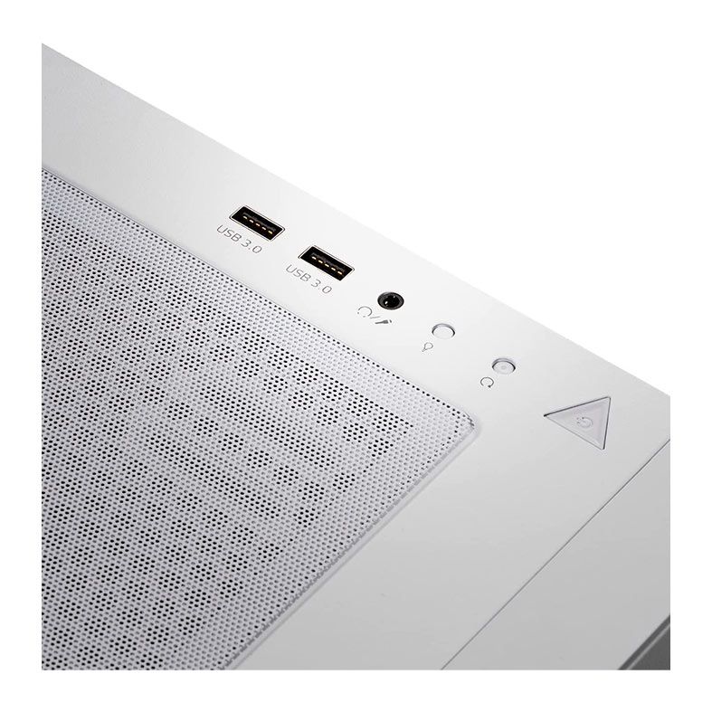 Gabinete Gamer XPG Starker Air, Mid-Tower, Lateral de Vidro, Com 2 Fans, ARGB, Branco, STARKERAIR-WHCWW