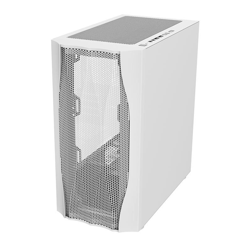 Gabinete Gamer Alseye Stone, Mid-Tower, Lateral de Vidro, Branco, STONE-WH