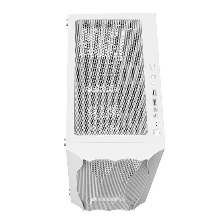 Gabinete Gamer Alseye Stone, Mid-Tower, Lateral de Vidro, Branco, STONE-WH