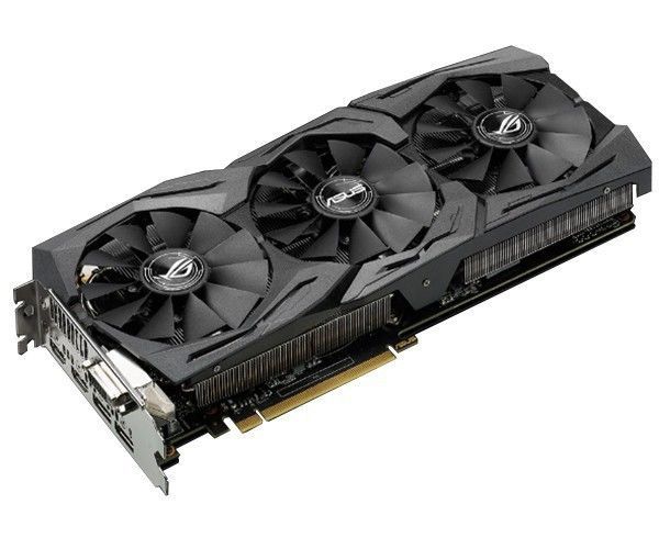 ASUS / GeForce GTX 1080 グラフィックボード Placa de Video Asus GeForce GTX 1080 8GB GDDR5X ROG Strix 256-bit