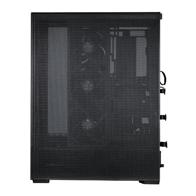 Gabinete Gamer Lian Li SUP01, RGB, Mini-Tower, Lateral de Vidro, Com 3 Fans, Preto, SUP01X-BK
