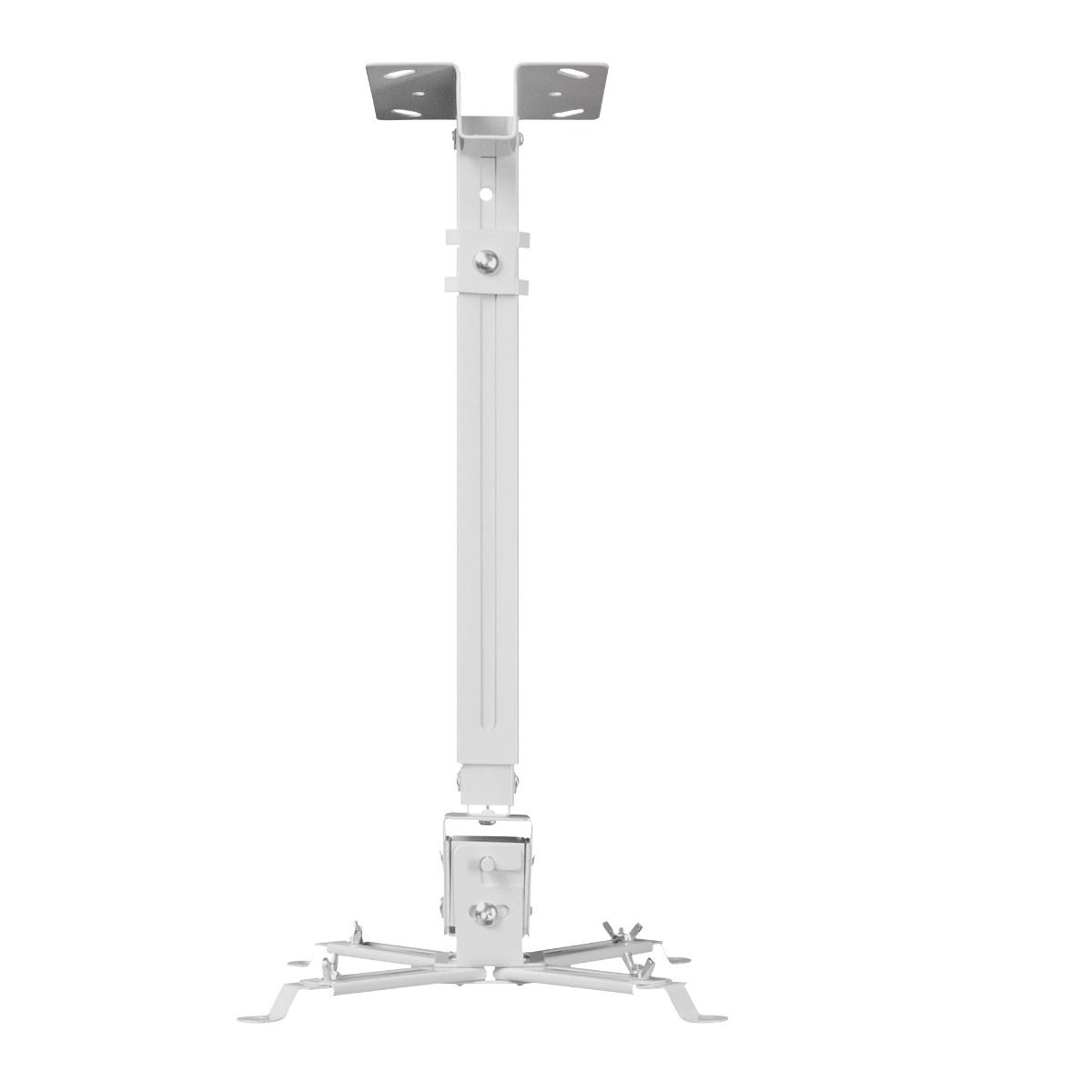 Suporte de Teto Para Projetor Zinnia Maxx Pro, Suporta ate 10KG, 65cm, Branco, ZNO-MAXPRO-WH01