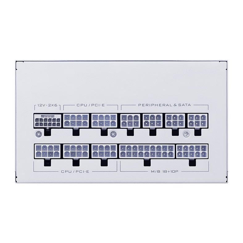 Fonte Lian Li SX1000P, 1000W, Full Modular, 80 Plus Platinum, Branco, SX1000P-WH