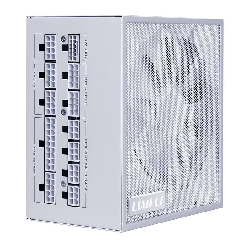 Fonte Lian Li SX1000P, 1000W, Full Modular, 80 Plus Platinum, Branco, SX1000P-WH