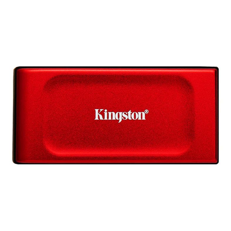 SSD Externo Kingston XS1000R, 1TB, USB 3.2, Vermelho, SXS1000R-1000G