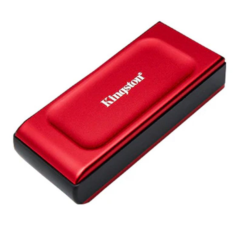 SSD Externo Kingston XS1000R, 1TB, USB 3.2, Vermelho, SXS1000R-1000G