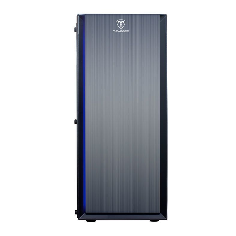 Gabinete Gamer T-Dagger Rumble Lateral Acrilico Preto, T-TGC270