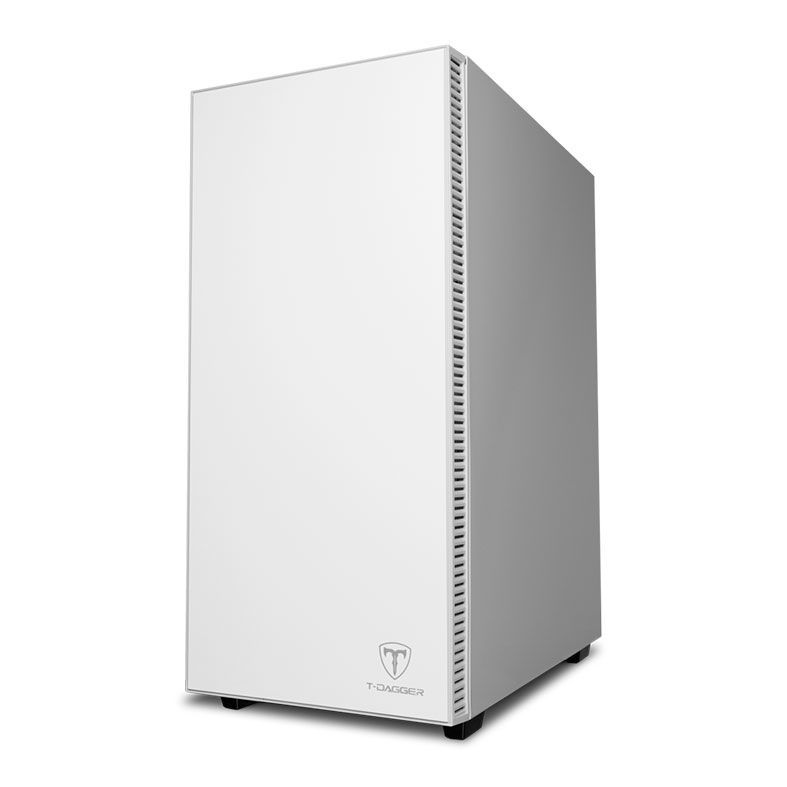 Gabinete Gamer T-Dagger Cube Branco Lateral Vidro, T-TGC305W