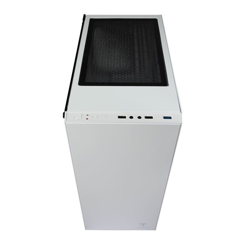 Gabinete Gamer T-Dagger Cube Branco Lateral Vidro, T-TGC305W