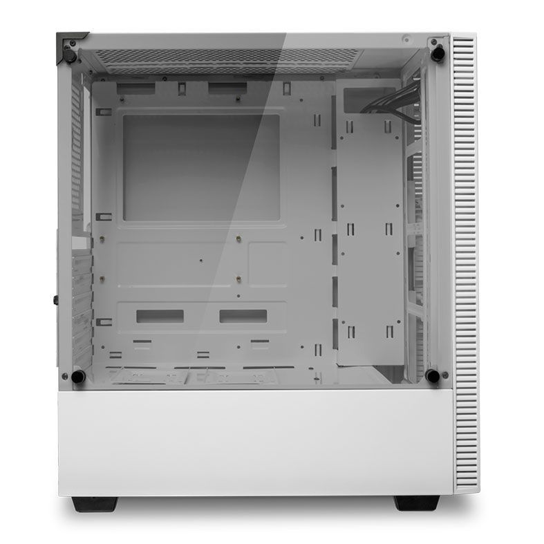 Gabinete Gamer T-Dagger Cube Branco Lateral Vidro, T-TGC305W