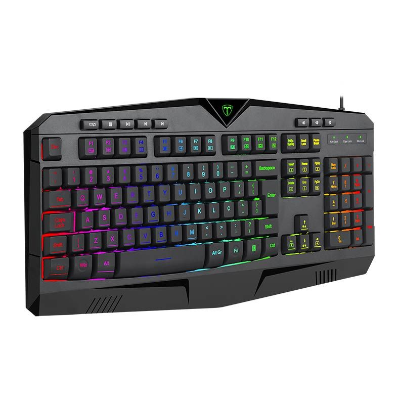 Teclado Gamer T-Dagger Submarine ABNT2, T-TGK205 PT