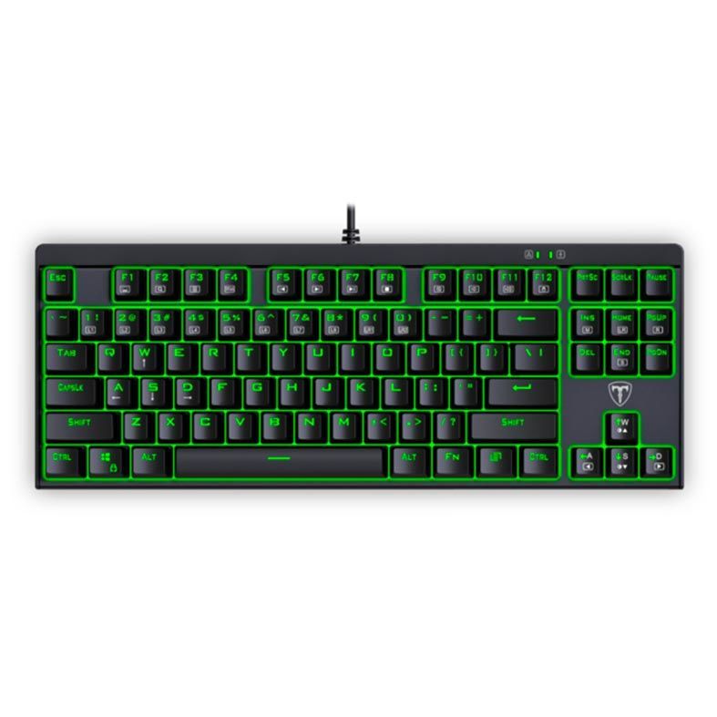 Teclado Mecanico T-Dagger Corvette Rainbow, T-TGK302-BL