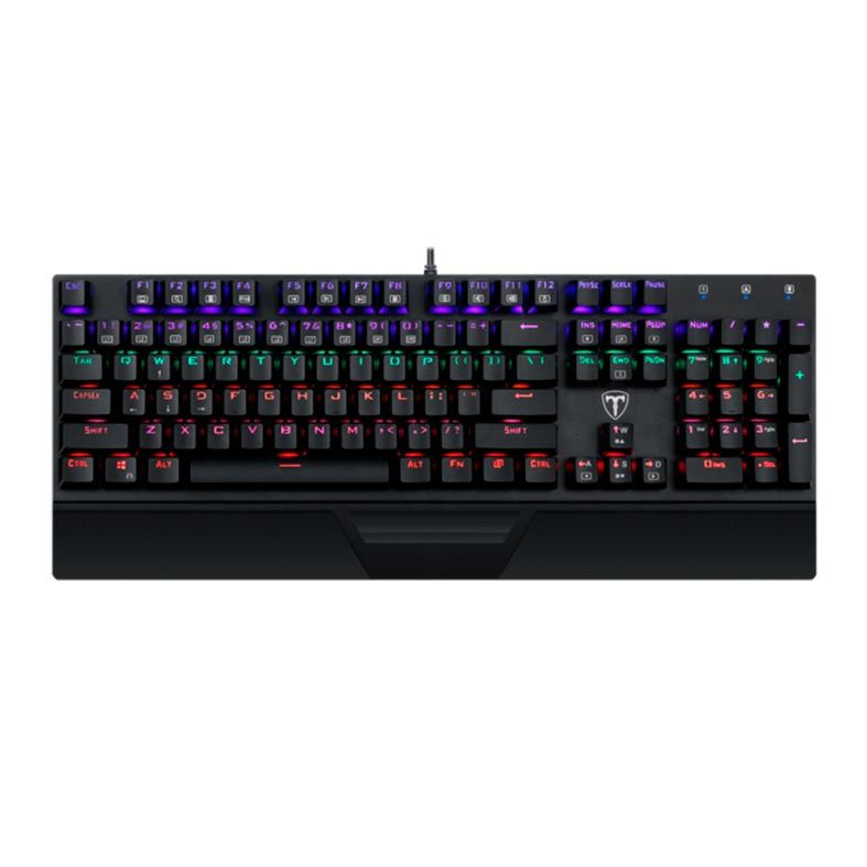Teclado Mecanico T-Dagger Destroyer Rainbow Switch Red , T-TGK305-RD