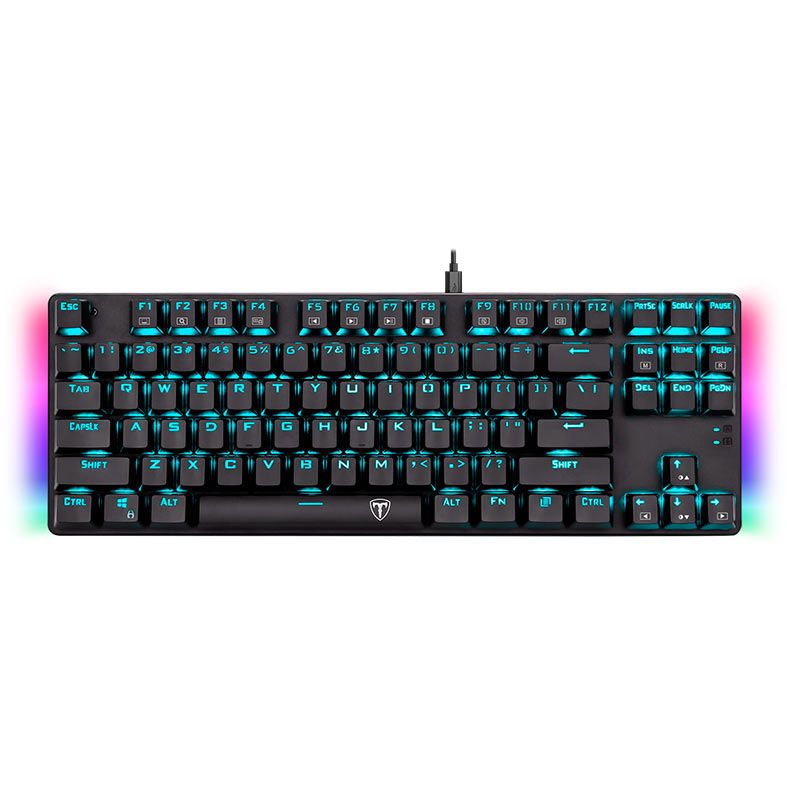 Teclado Mecanico T-Dagger Bali Rainbow Switch Azul, T-TGK311-BL PT-RAINBOW