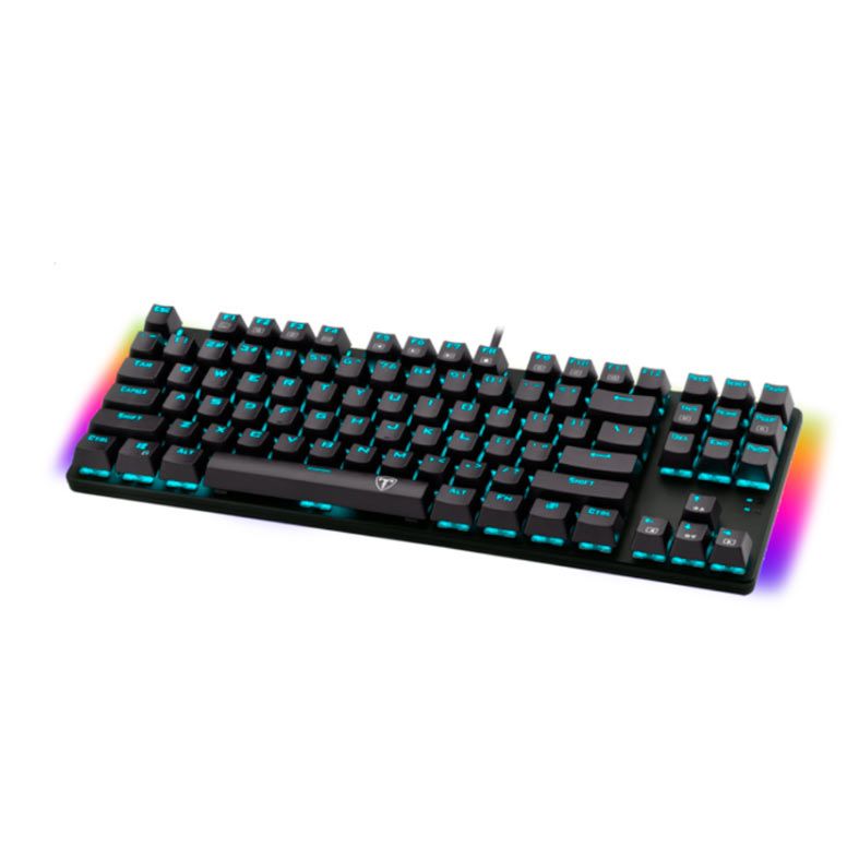 Teclado Mecanico T-Dagger Bali Rainbow Switch Azul, T-TGK311-BL PT-RAINBOW