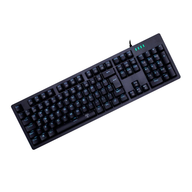 Teclado Mecanico T-Dagger Bermuda Led Azul Switch Azul, T-TGK312-BL