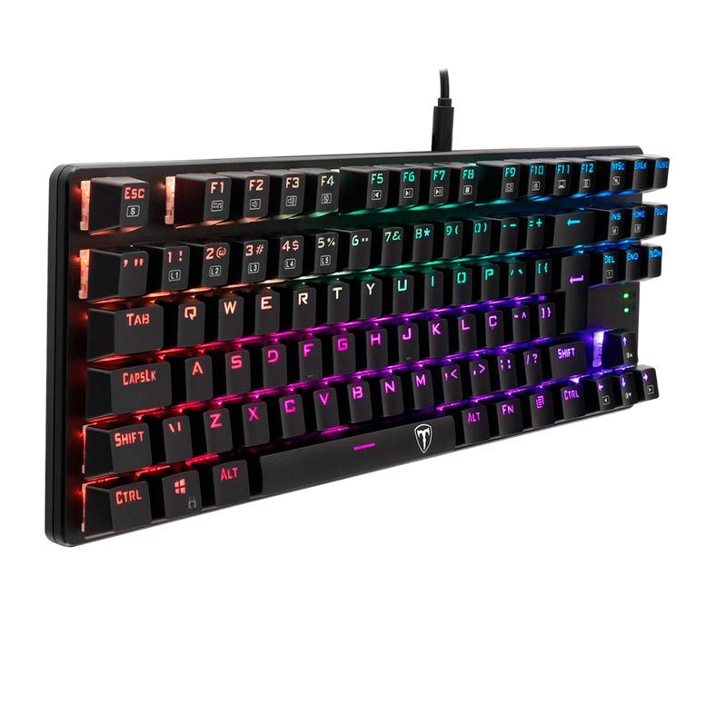 Teclado Mecanico T-Dagger Bora RGB Switch Red, T-TGK315-RD