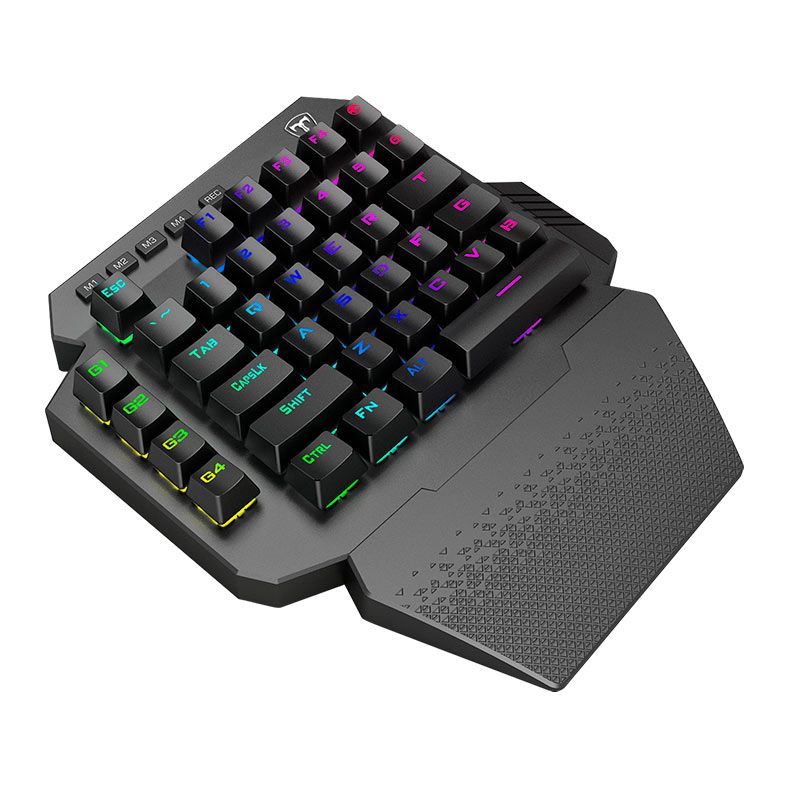 Teclado Mecanico Gamer T-Dagger Capri, RGB, Switch Azul, Preto, T-TGK318-BL