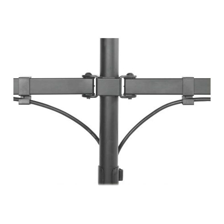 Suporte Duplo Articulado de Mesa Para 2 Monitores ELG. 17 Pol. a 32 Pol., Preto, T1224N