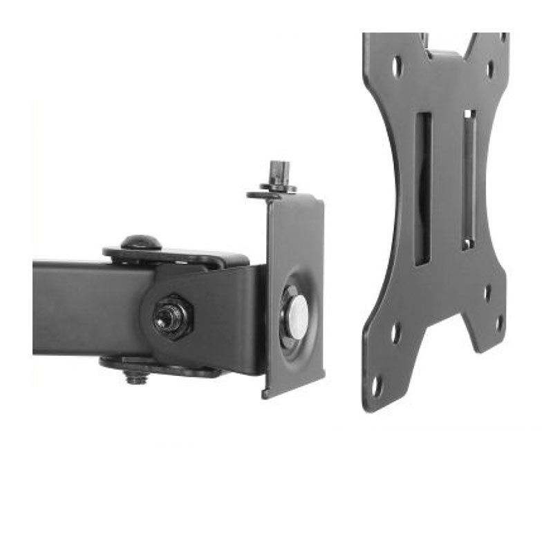 Suporte Duplo Articulado de Mesa Para 2 Monitores ELG. 17 Pol. a 32 Pol., Preto, T1224N