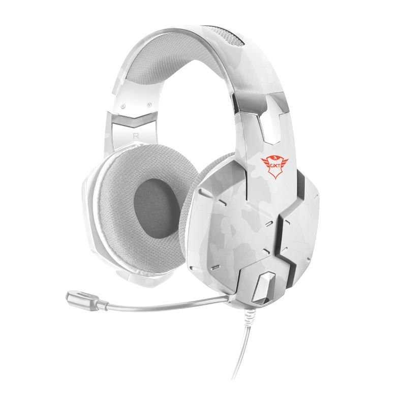 Headset Gamer Trust GXT322W Carus Branco/Camo, T20864