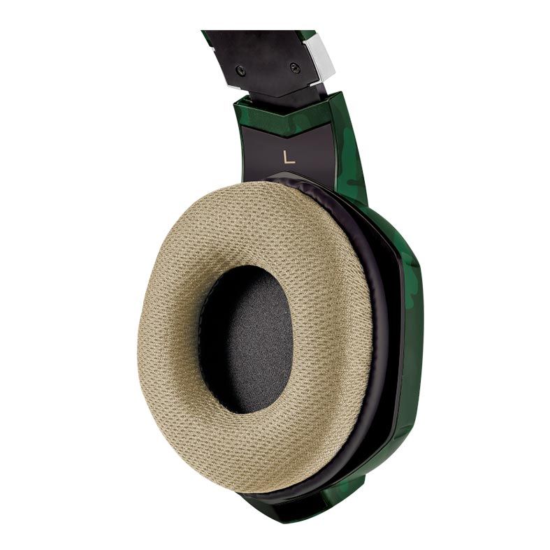 Headset Gamer Trust GXT322C Carus Verde/Camo, T20865