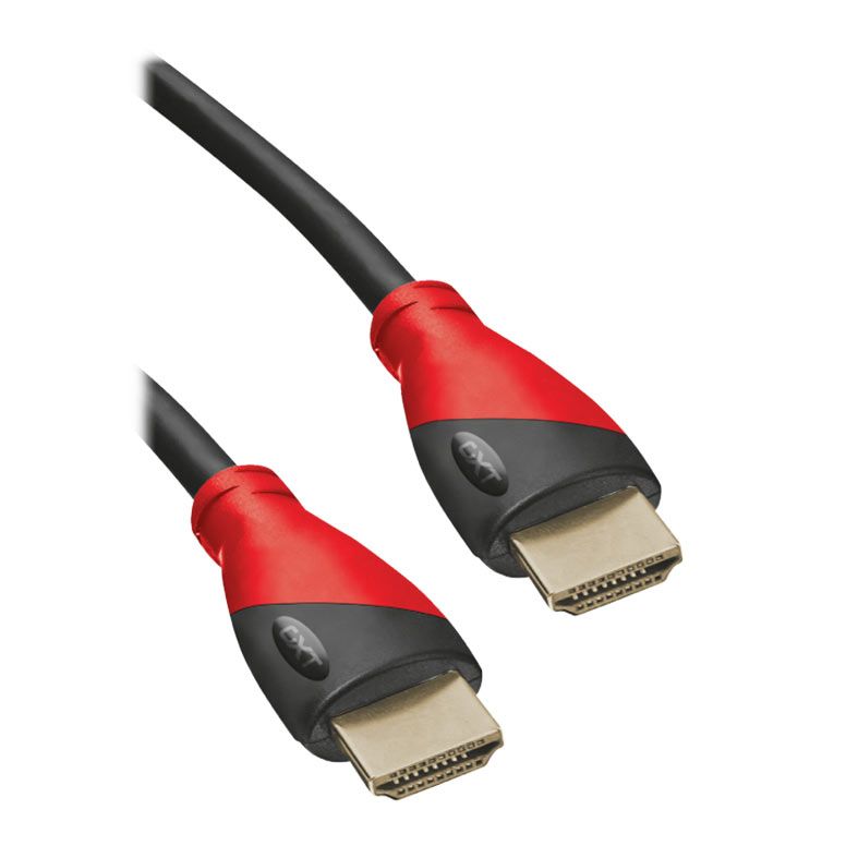Cabo HDMI 2.0 Trust GXT 730, Multiplataforma, 4K 60Fps, 1.8m, Preto e Vermelho, T21082