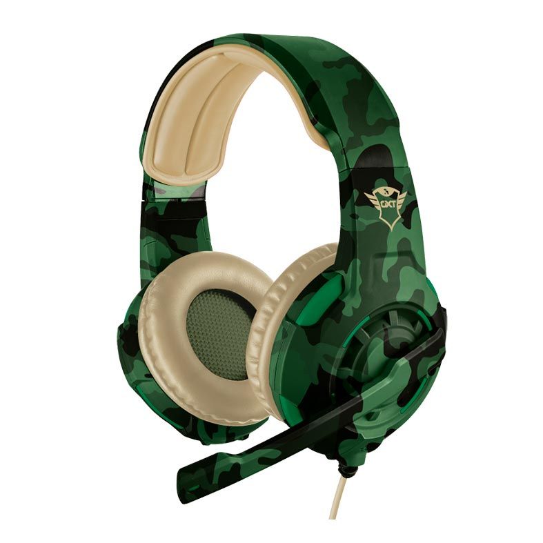 Headset Gamer Trust GXT310C Radius Verde/Camo, T22207