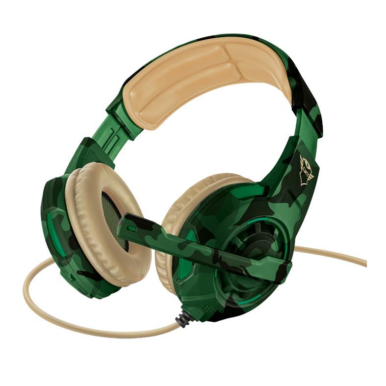 Headset Gamer Trust GXT310C Radius Verde/Camo, T22207