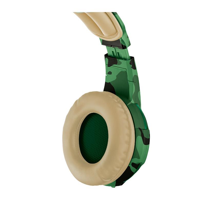 Headset Gamer Trust GXT310C Radius Verde/Camo, T22207