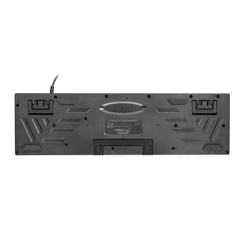 Teclado Gamer Trust GXT 835 Azor Preto LED Rainbow, T23651
