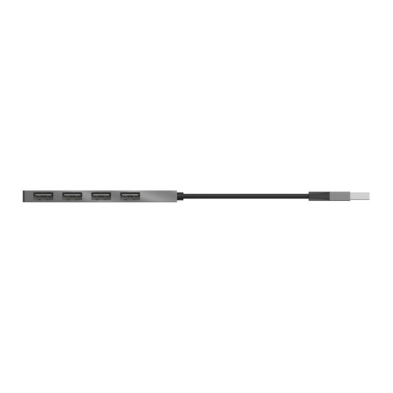 Hub Trust Halyx, 4 Portas Mini USB, Aluminio, T23786