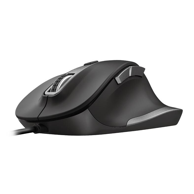 Mouse Trust Comfort Fyda 5000dpi 6 Botoes Preto, T23808