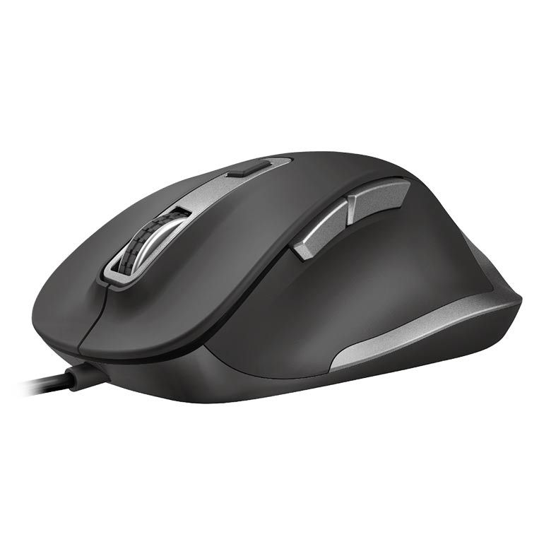 Mouse Trust Comfort Fyda 5000dpi 6 Botoes Preto, T23808