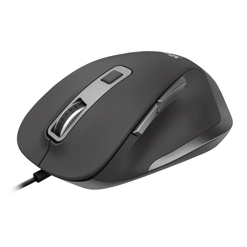Mouse Trust Comfort Fyda 5000dpi 6 Botoes Preto, T23808