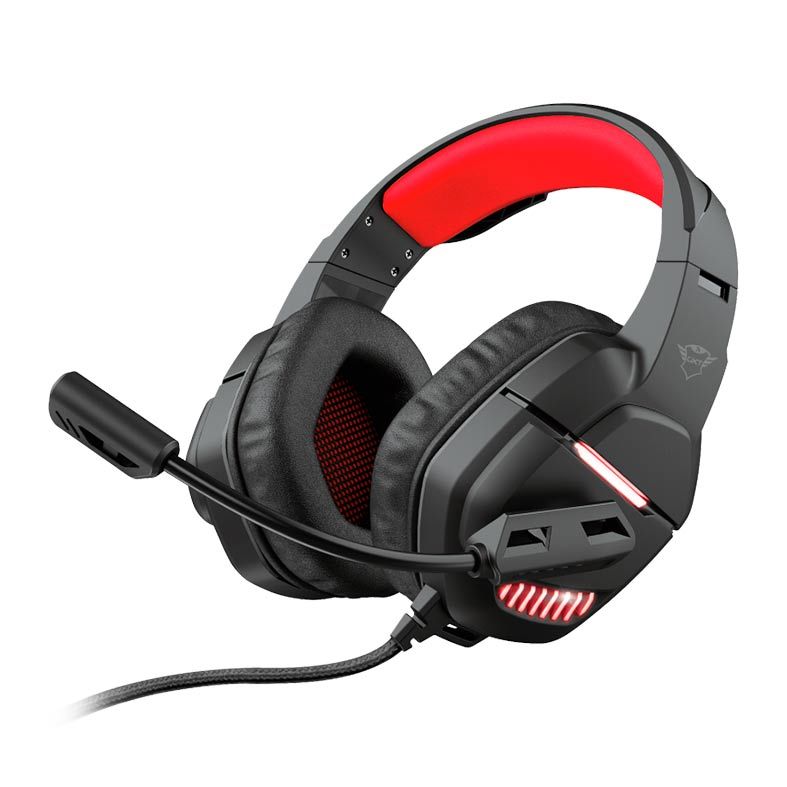 Headset Gamer Trust GXT 448 Nixxo Led Vermelho, T24030
