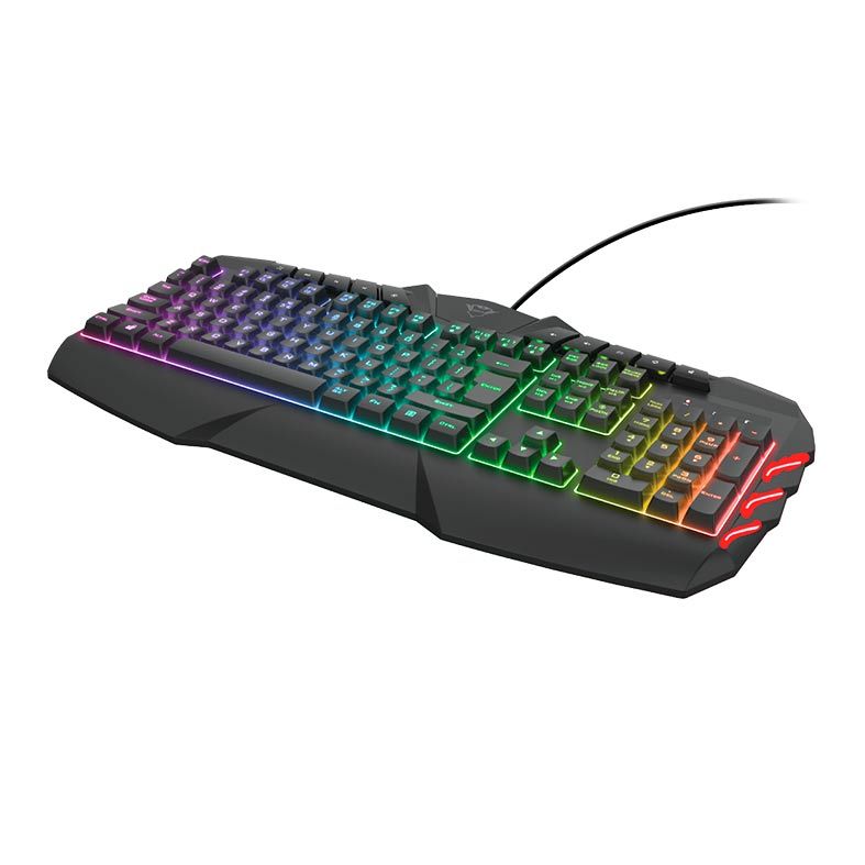 Teclado Semi Mecanico Trust GXT 881 Odyss 6 Cores, T24306