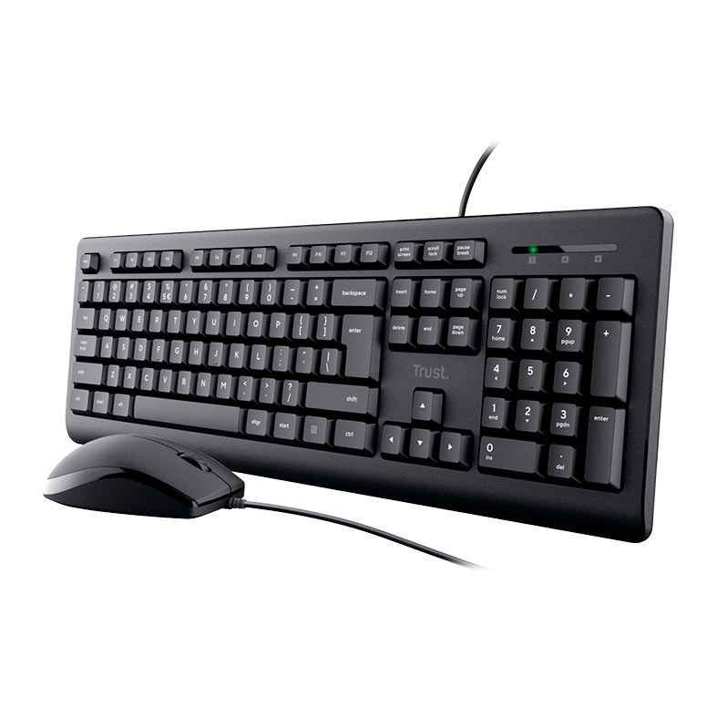 Kit Teclado e Mouse Trust Primo, ABNT2, T24662