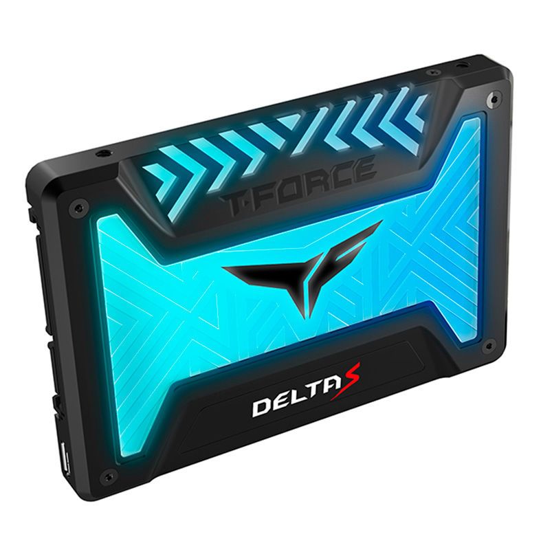 SSD Team Group T-Force Delta S RGB 250GB 2.5" Sata III Preto, T253TR250G3C312