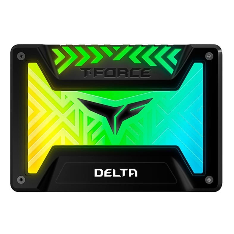 SSD Team Group T-Force Delta RGB 500GB 2,5" Sata III Preto, T253TR500G3C313