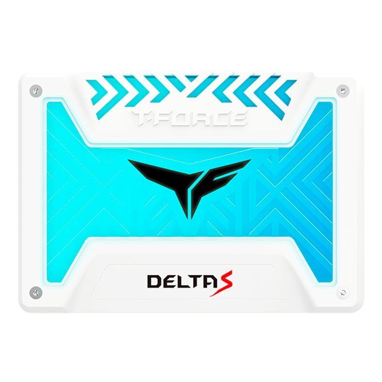 SSD Team Group T-Force Delta S RGB 500GB 2.5" Sata III Branco, T253TR500G3C412