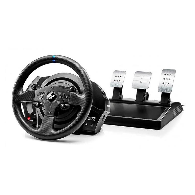 Kit Volante e Pedais Thrustmaster T300RS Gran Turismo Edition, PS4/PS5 e PC, Preto, 4160644