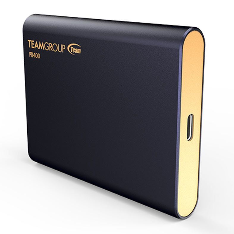 SSD Externo Team Group PD400, 960GB, USB-c 3.2, Leitura 430 MB/s, Gravacao 420 MB/s, T8FED4960G0C108