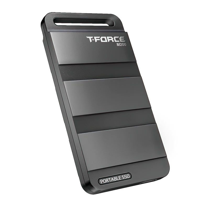 SSD Externo Team Group T-Force M200, 2TB, USB-c 3.2, Leitura 2000 MB/s, Gravacao 2000 MB/s, T8FED9002T0C102