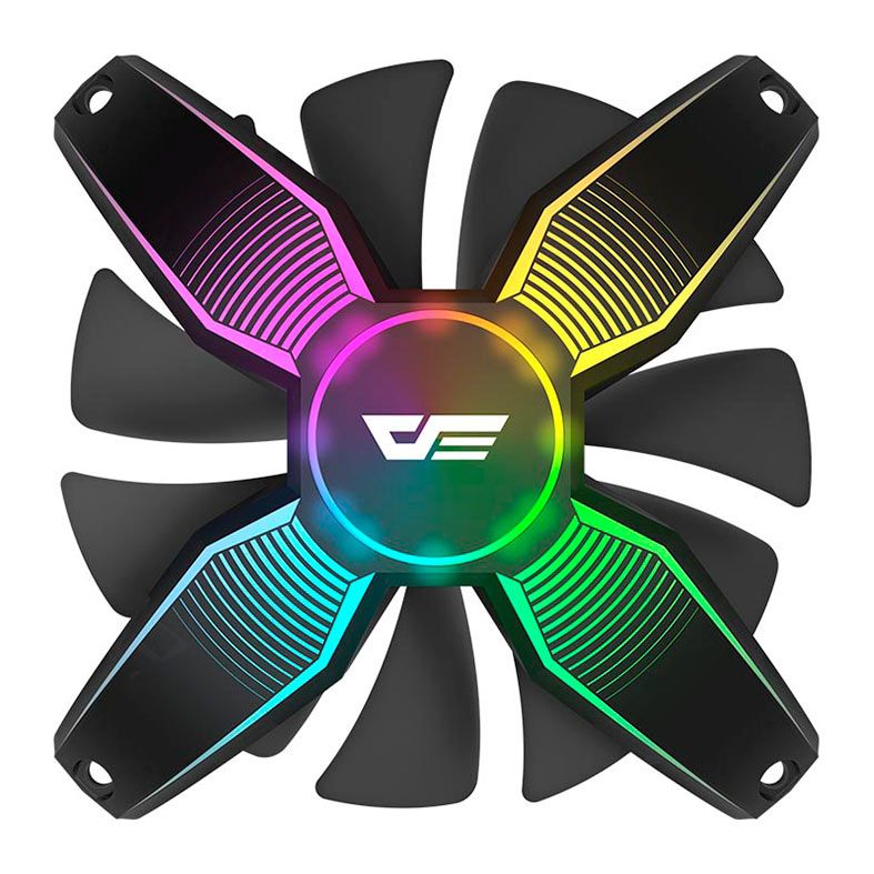 Kit Ventoinha Aigo Darkflash Talon Pro, 3x120mm, RGB, Com Controladora, TALON-PRO-3IN1