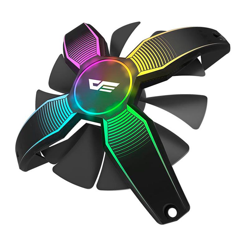 Kit Ventoinha Aigo Darkflash Talon Pro, 3x120mm, RGB, Com Controladora, TALON-PRO-3IN1