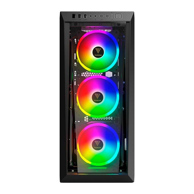 Gabinete Gamer Gamdias Talos M1 Lite Lateral Vidro Temp Preto, TALOS-M1 LITE
