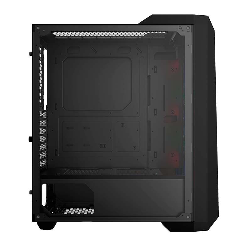 Gabinete Gamer Gamdias Talos M1 Lite Lateral Vidro Temp Preto, TALOS-M1 LITE