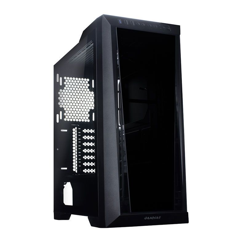 Gabinete Gamer Gamdias Talos M1 Lite Lateral Vidro Temp Preto, TALOS-M1 LITE