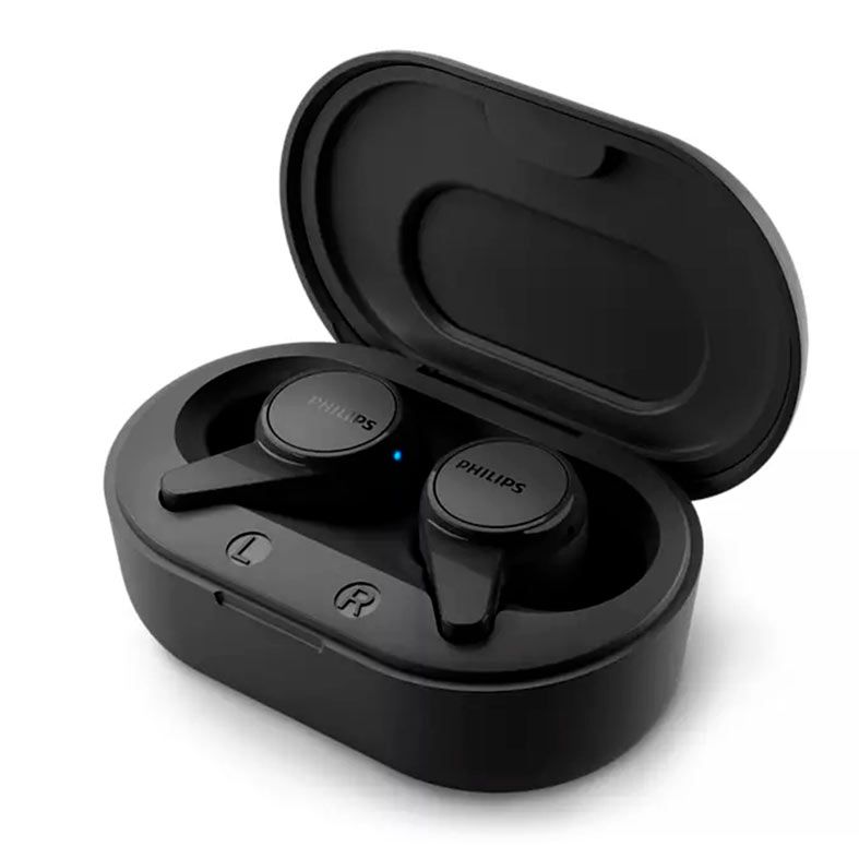 Fone de Ouvido Philips 1000 Series, TWS, Bluetooth, Preto, TAT1207BK/00